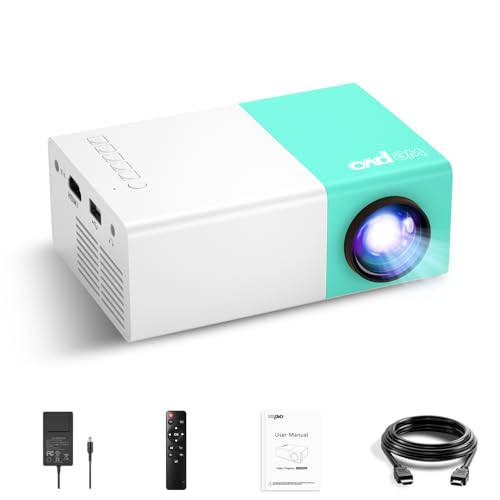 wepvo Mini Beamer, Tragbarer Projektor für...