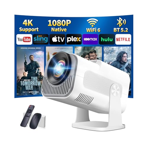 Beamer 4K Projektor Full HD 1080P Android...