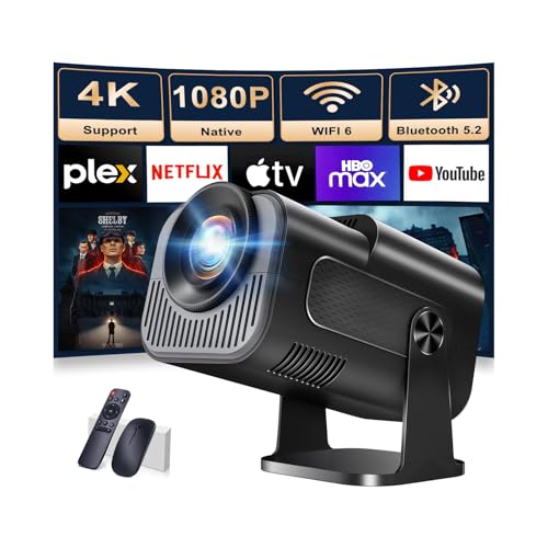 Beamer 4K Projektor Full HD 1080P Android...