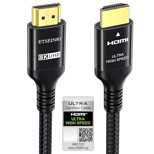 Etseinri 10K 8K HDMI 2.1 Kabel 2M,...
