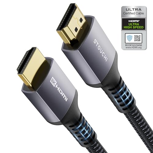 Stouchi Zertifiziertes HDMI 2.1 Kabel 2m...