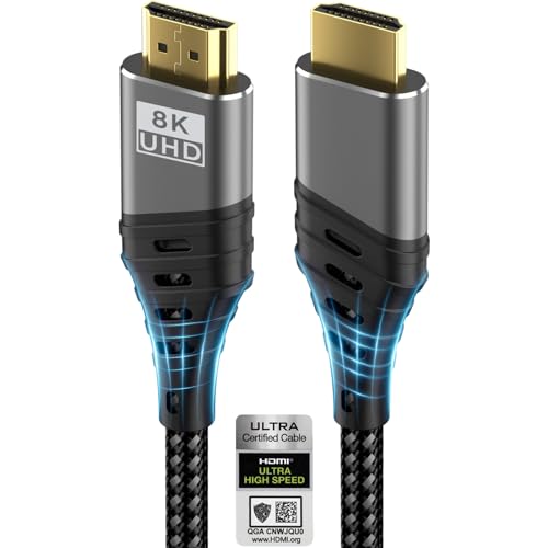 Cuszwee 8K 4K HDMI Kabel 2M Zertifiziertes,...