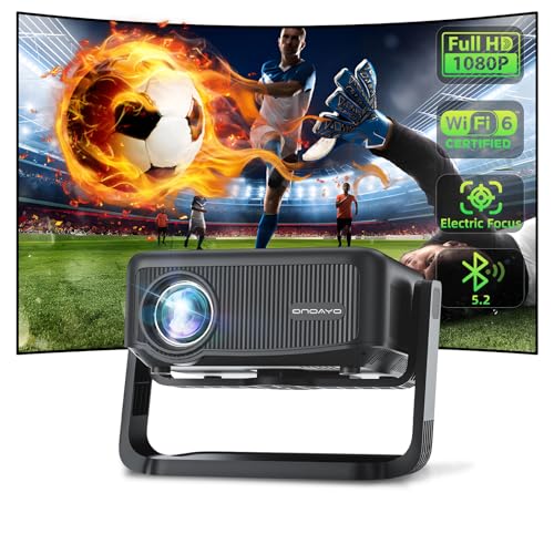 Mini Beamer 4k Unterstützt【360°...