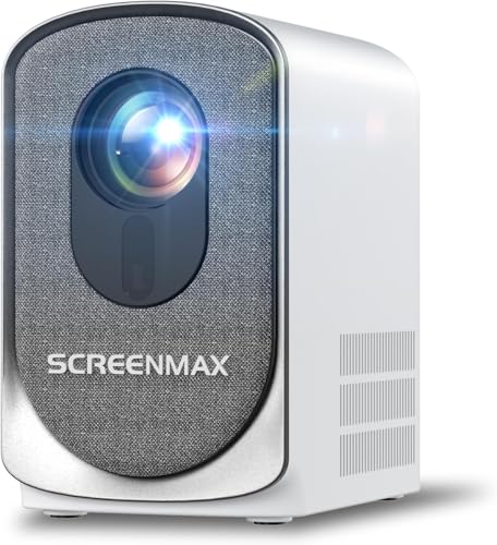 SCREENMAX C7 Mini Beamer WiFi Bluetooth,...