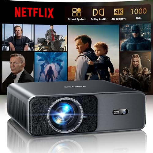 Smart Beamer 4K - [Kompatibel mit Netflix &...
