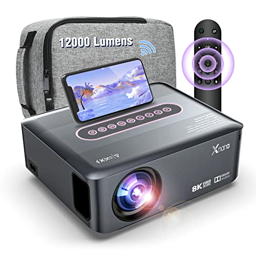 Beamer Full HD Projektor 4K Native 1080P...