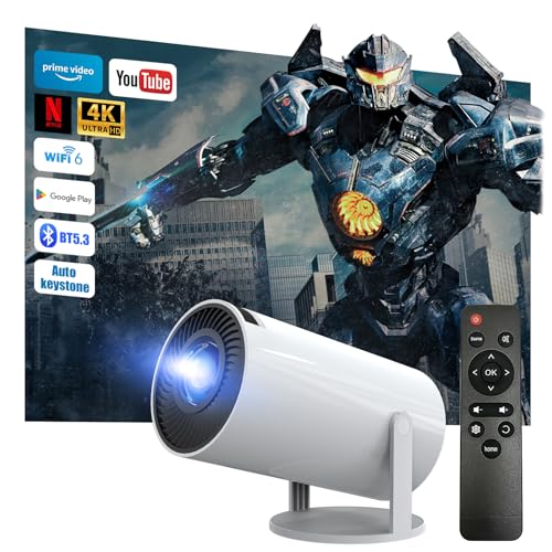 Beamer 4K 1080P Full HD Unterstützt Android...