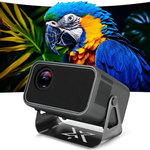 Beamer 4K Heimkino mit 500 ANSI Lumen, Native...